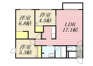 NORTH SEA ROAD【2階】の間取り