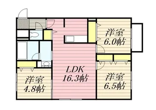 NORTH SEA ROAD【3階】の間取り