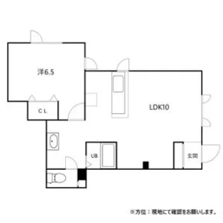 ヒルズ希望【0102号室】の間取り