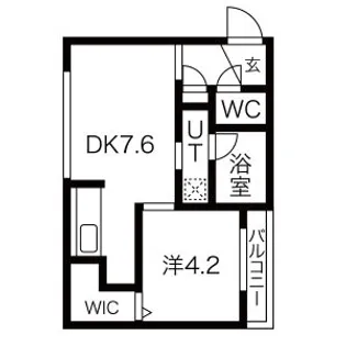 CHERISIS南6条【4階】の間取り