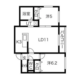 モンツァL714【4階】の間取り