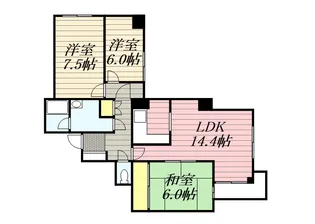 裏参道パークマンション【11階】の間取り