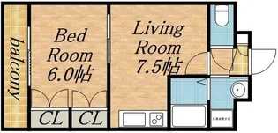 アルファ琴似【3階】の間取り