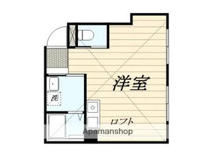 74パークマンション【505号室】の間取り