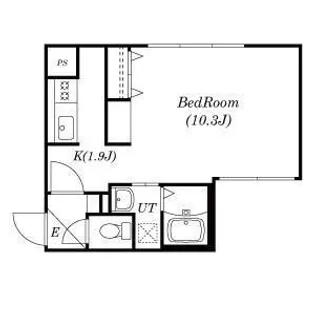 セブンスコート発寒【202号室号室】の間取り