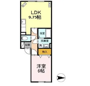 ハイセレール中島公園【205号室】の間取り