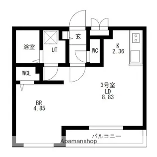 DESTINO RESIDENCIA715【4階】の間取り