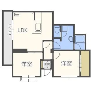 円山3条ハイツ【0101号室】の間取り
