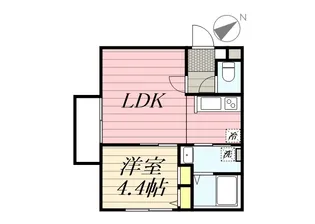 アイビル18【204号室】の間取り