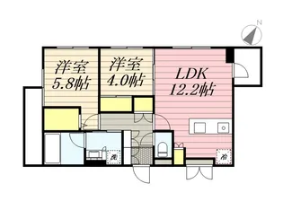 SーRESIDENCE南円山BLAZE【501号室】の間取り