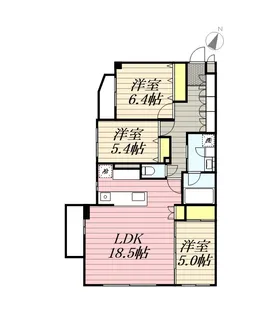 SーRESIDENCE南円山BLAZE【307号室】の間取り