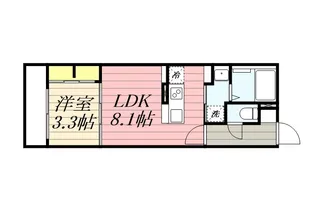 SーRESIDENCE医大南ALTIER【413号室】の間取り