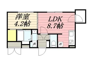 SーRESIDENCE医大南ALTIER【416号室】の間取り