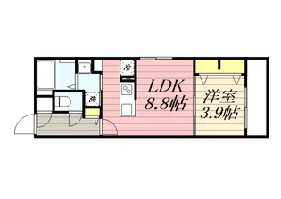 SーRESIDENCE医大南ALTIER【201号室】の間取り
