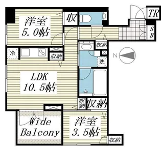 クリオ札幌大通【802号室】の間取り