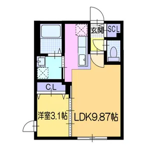 ドルチェ911【1階】の間取り