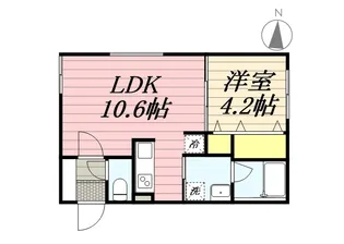 仮)南7条西13丁目MS【302号室】の間取り