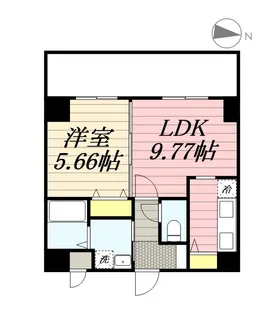 IーFRONT NAEBO【702号室】の間取り