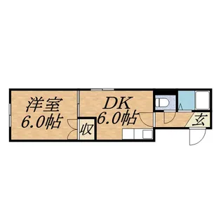 ナチュレ南5条【502号室】の間取り