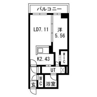 ピオネロ琴似【3階】の間取り