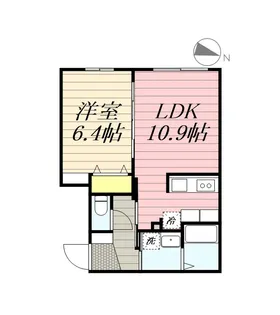 MARUYAMA RH HILLS【0102号室】の間取り