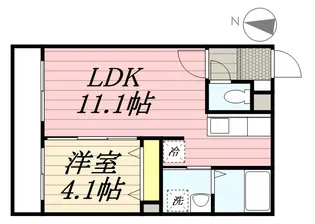 アリュール南6条【2階】の間取り