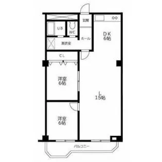緑苑ビル【7階】の間取り