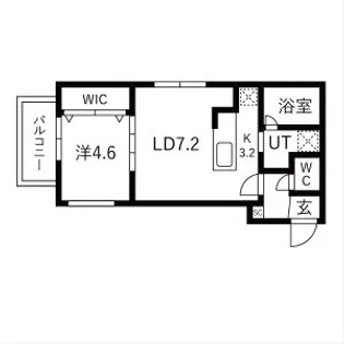BALBONI山鼻(バルボーニ山鼻)【203号室】の間取り