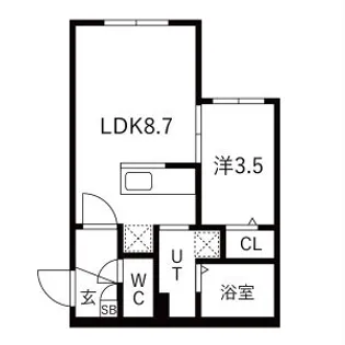 ESTALION SOEN(エスタリオン ソウエン)【4階】の間取り
