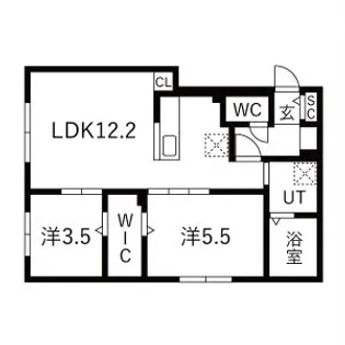 ONEーSOEN(ワンーソウエン)【4階】の間取り