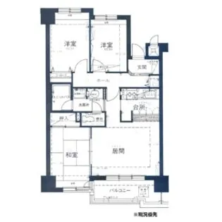 ライオンズマンション大通公園【304号室】の間取り