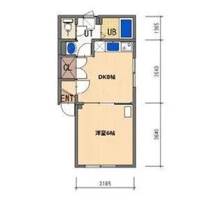 カリン【202号室】の間取り