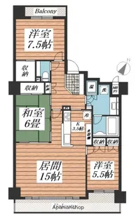 パークホームズ宮の森ヒルテラス【2階】の間取り