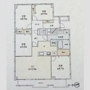 シーアイマンション円山【13階】の間取り