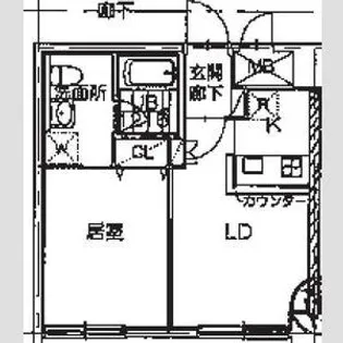 プライマル札幌北4条【4階】の間取り