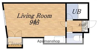 ハイツ・フランセ22【410号室】の間取り