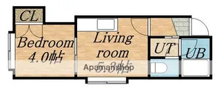 グラスランド麻生Ⅱ【205号室】の間取り