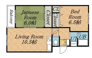 ガーデンハイム西尾【3階】の間取り