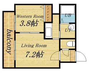 サンウッド札幌医大前【7階】の間取り