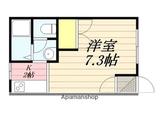 グリビィ麻生 A棟【101号室】の間取り