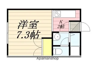 モンヴェール麻生 B棟【203号室】の間取り