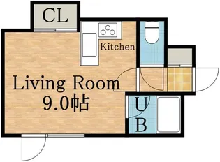 エクセレンス元町【403号室】の間取り