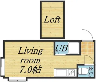 マリオンコート元町Ⅱ【202号室】の間取り
