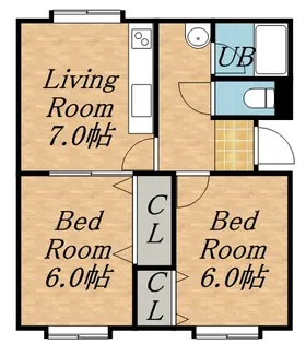 アポロシティ28【401号室】の間取り