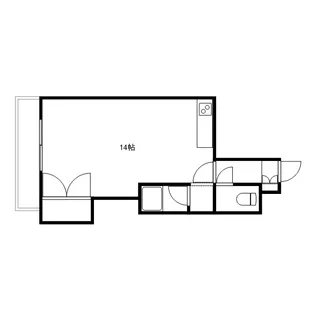ル・フランセ宮の森【302号室】の間取り