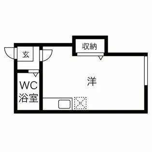 ラセーヌ八軒【2階】の間取り