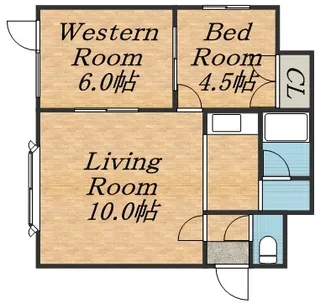 アメニティハイツ【202号室】の間取り