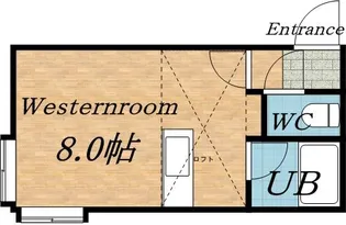 ツインコートB【203号室】の間取り