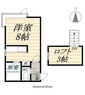 ツインコートB【3階】の間取り