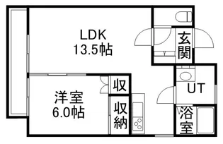 フロンティア38【201号室】の間取り